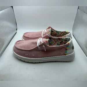 Hey Dude Wendy Boho Rose womens loafers size 5